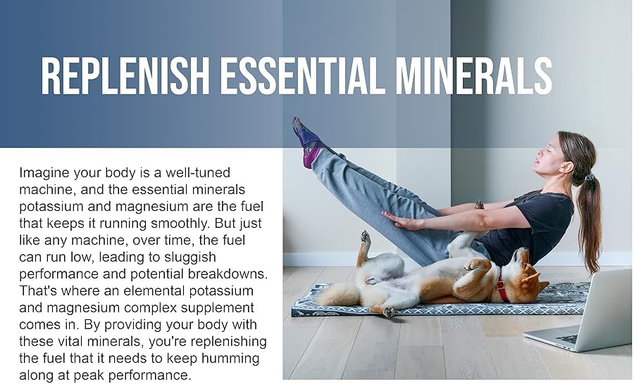 Miniatura 6 de Citrato de Magnesio Potasio Nutricost Potasio (400 mg) Citratos de magnesio (400 mg), 60Cápsulas -PLANTIMEX Suplemento dietético 60 Tabletas. (800