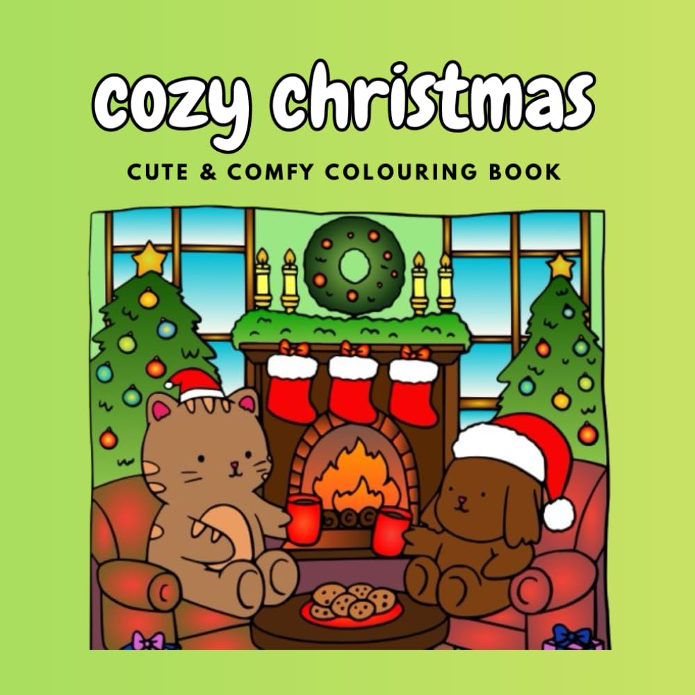 Cute & Comfy Colouring Book