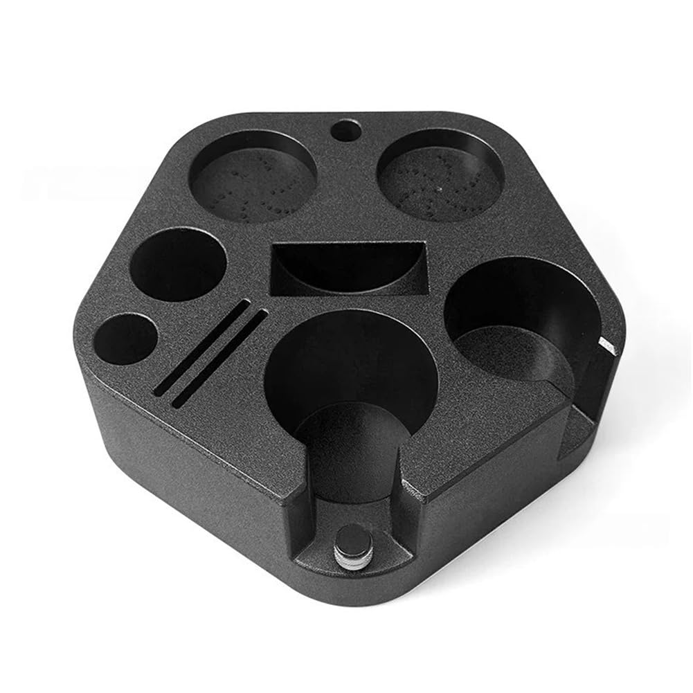 Akfldms Coffee Tools Organizer Espresso Tamping Station Organizer for 58mm 53mm 51mm Espresso Portafilter Coffee Tamper Holder