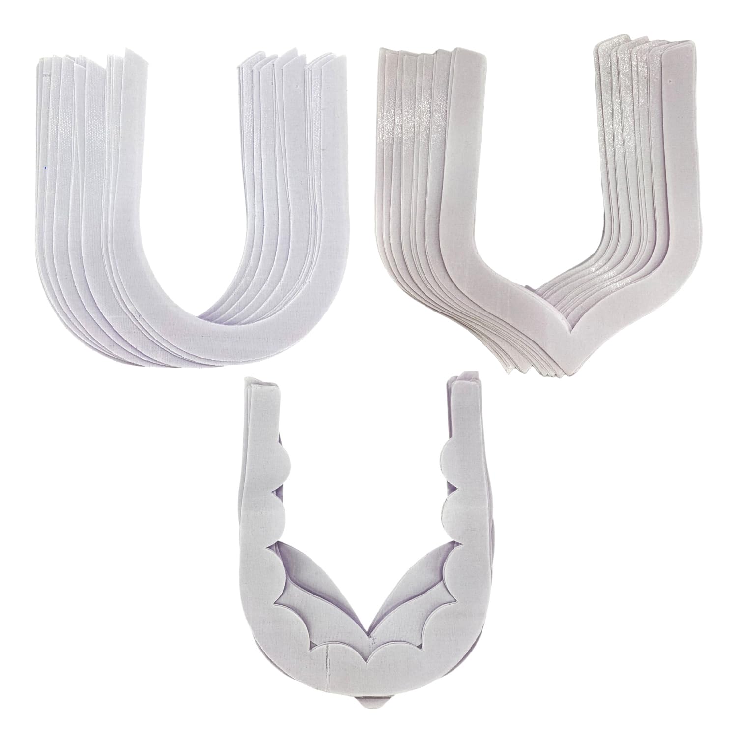 Buckram Neck Design Set - 108 Pcs for Sewing & Tailoring -8