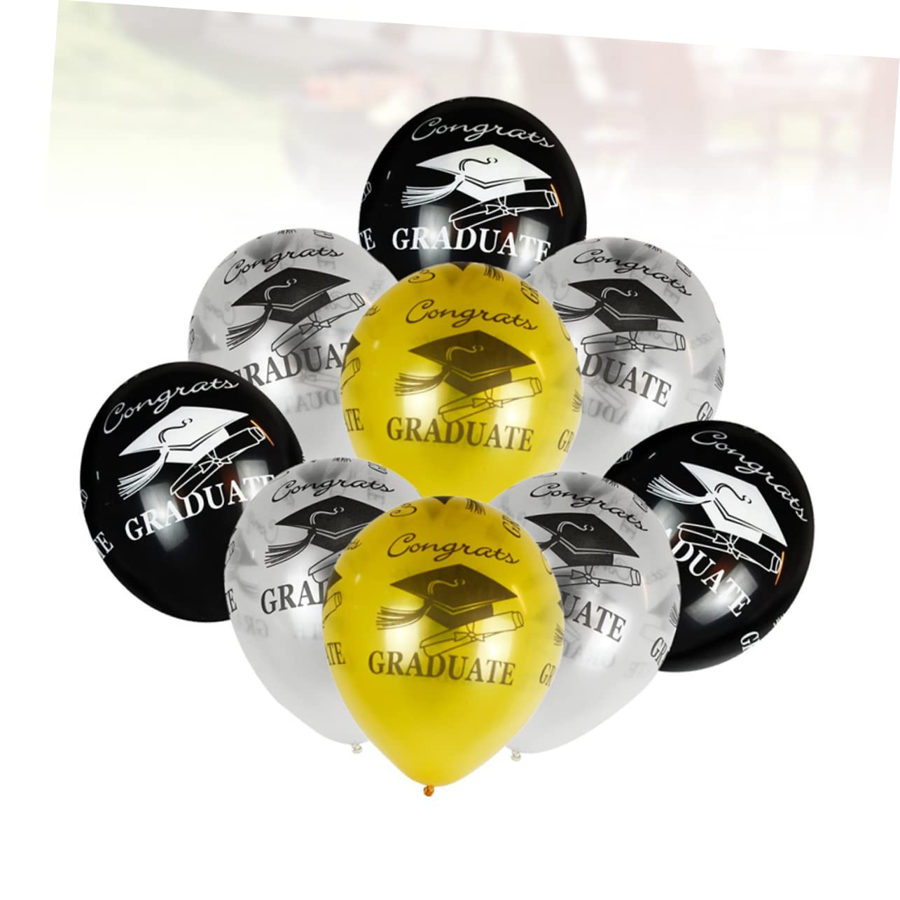 Alipis 150pièces Ballons Latex Pour Décorations De Fête De Accessoires Pour Célébrations Et Photos Pour Parties De Graduation