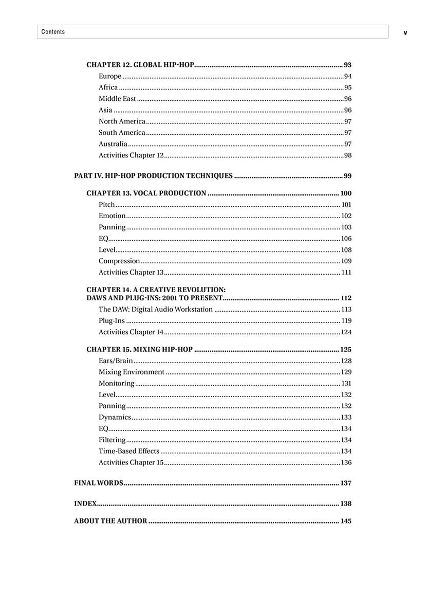 Hip-Hop Production. Livre de référence. Comprend Enregistrement(s) en ligne