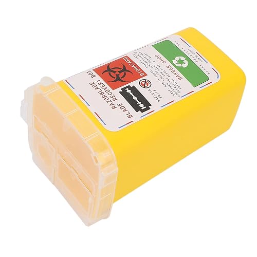 Miniatura 5 de Contenedor de hoja de desecho, práctico recipiente de hoja de buena dureza para almacenar la hoja desechada para eliminación de cuchillas, caja de