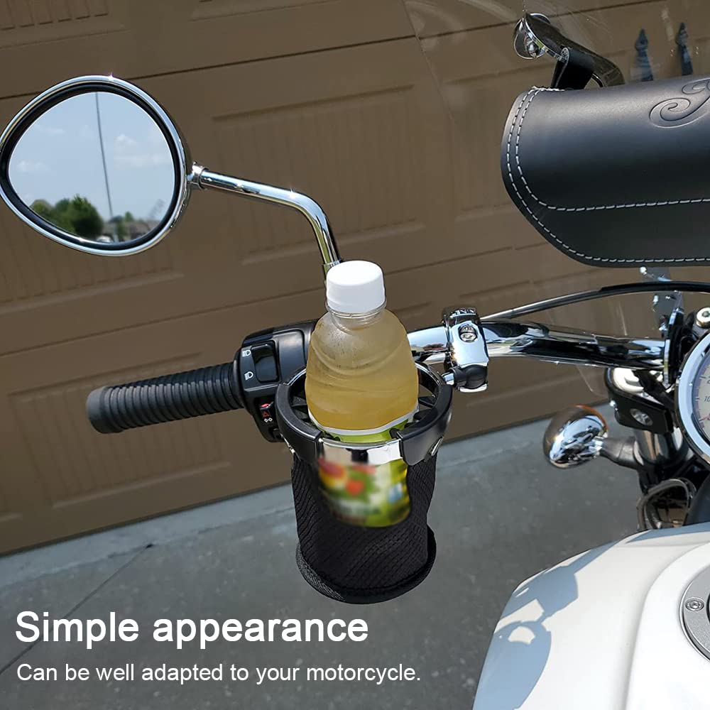 Support De Boisson Moto Réglable - Porte-gobelet Rapide Pour Bouteilles, Canettes, Tasses - Compatible ATV