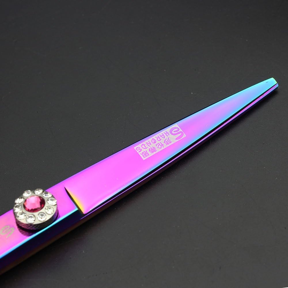 Purple, Beauty Scissors C Professional Beauticians Beauticians's Hair and Hair Stylist Hair Thinning Pruning Tool