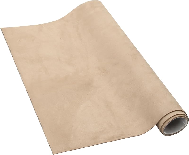 Forro de teto automotivo em tecido suede HEROFFIX bege com espuma – 243,84 x 152,4 cm