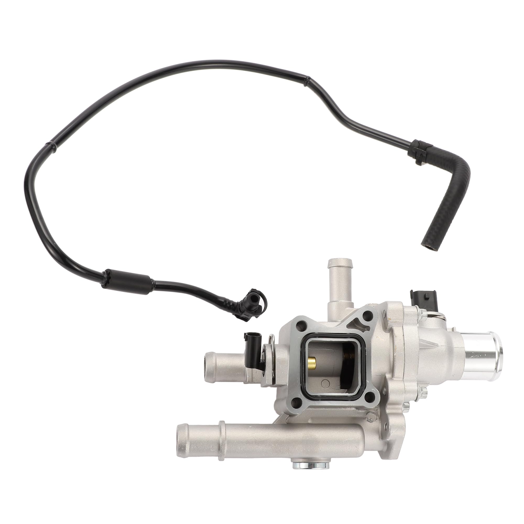 A ABSOPRO Termostato Auto Per Chevy Sonic 1.8L 2012-2018 1pc | Per Chevy Cruze 11-16, Per Chevy Cruze Limited 16, Per Chevy Trax 13-20, N. 25192228, Lega Di Alluminio, Tono Argento