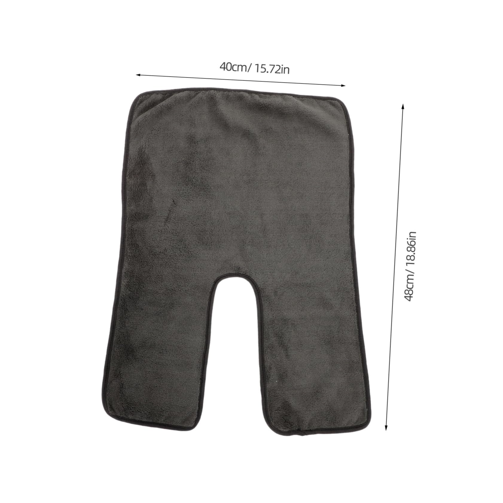 VALICLUD 4Pcs Fleece Facial Towels for Estheticians Soft and Absorbent Spa Towels with Split Design for Skincare Treatments