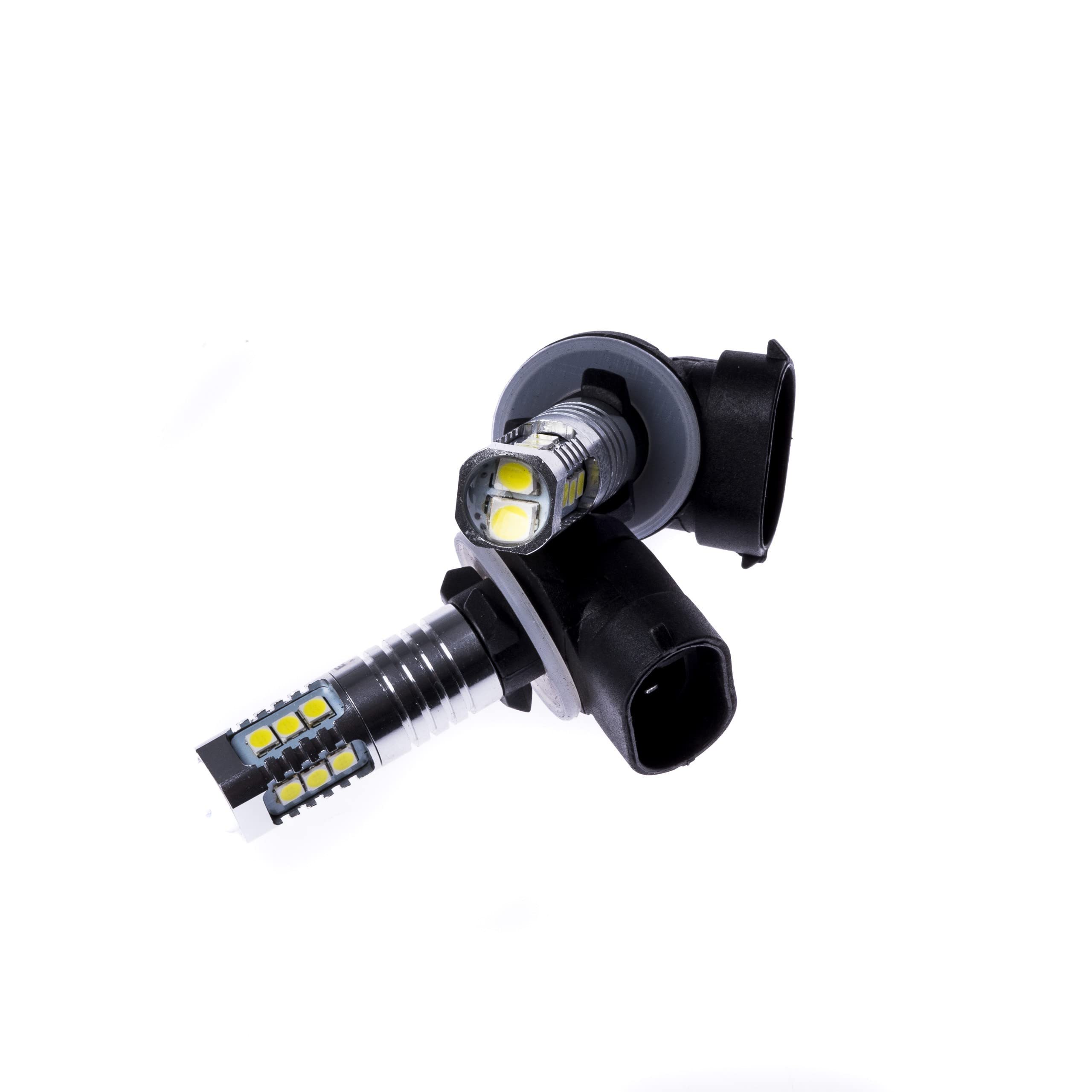 EinParts H27W LED Lampadine 6000K (Bianco) 12V per Auto 14 x SMD 3030 LED, PGJ13