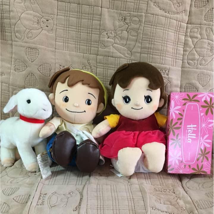 Amazon.co.jp: アルプスの少女ハイジペーターぬいぐるみセット : おもちゃ