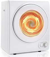Vista 1 de Bonnlo Secadora de ropa portátil, máquina secadora eléctrica de carga frontal, secadoras de ropa compactas con tambor de acero inoxidable