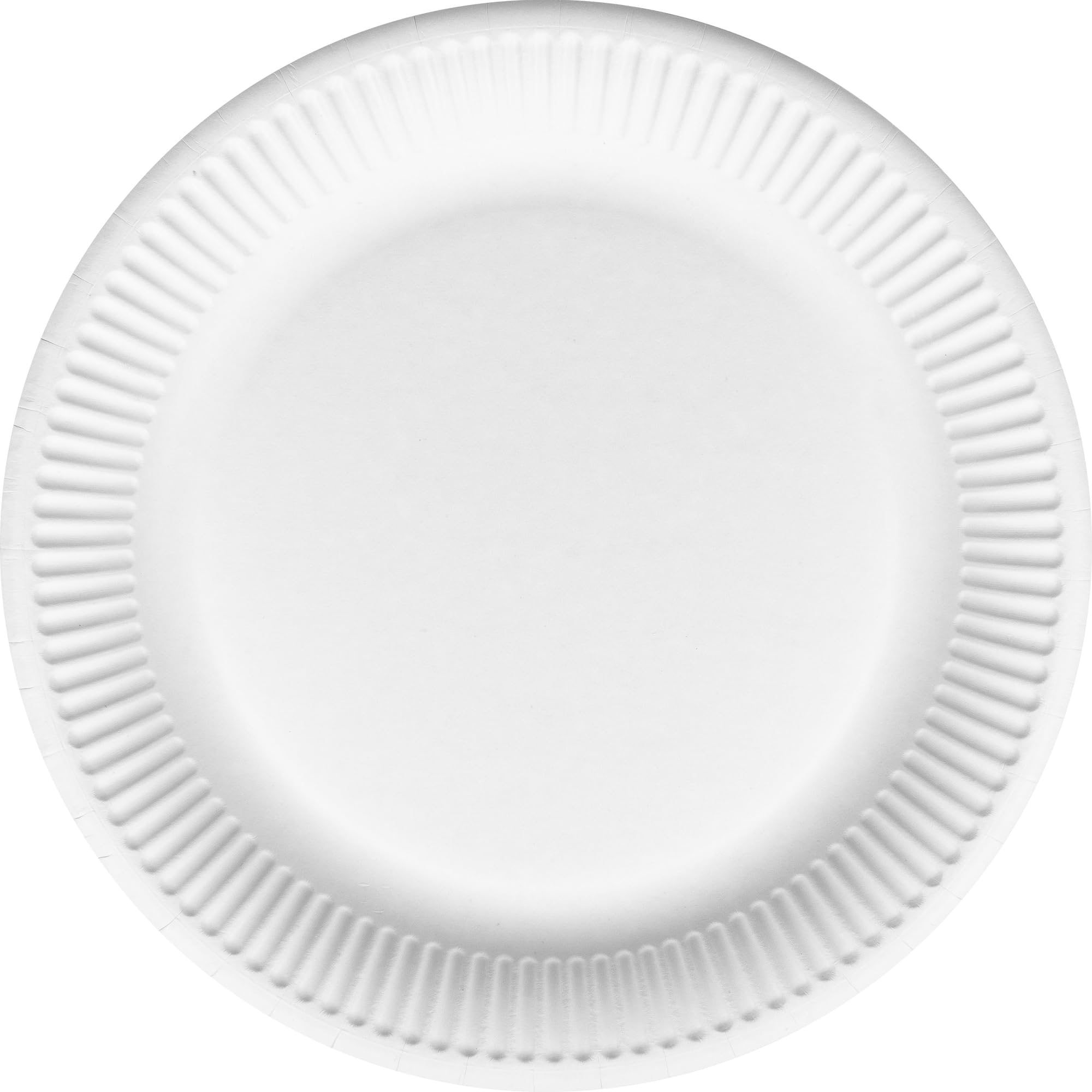 Idena 50160 - Piatto Party Bianco, 200 Pezzi,⌀ 23 cm, Certificato FSC, Piatto di Carta 100% compostabile, per Feste, Barbecue e Picnic - 4