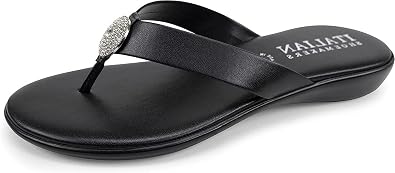 ITALIAN Shoemakers Womens Gea Thong Flip Flop Sandal