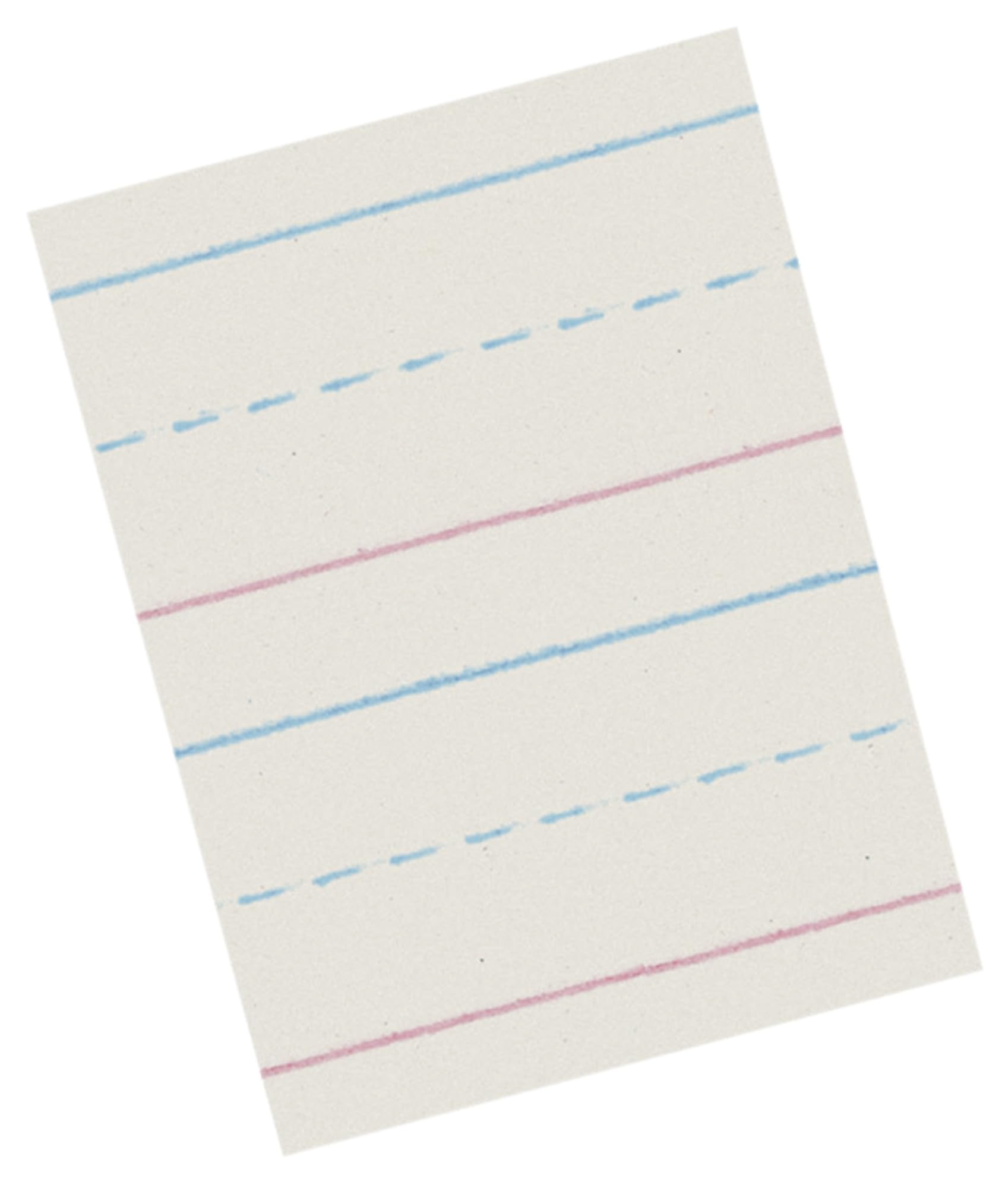 School Smart Zaner-Bloser Paper, 7/8 Inch Ruled, 10-1/2 x 8 Inches, 500 Sheets