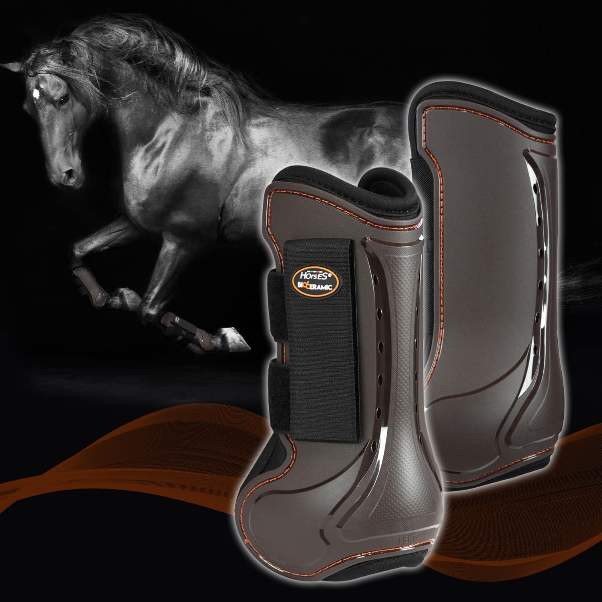 Horses Protectores de caballo, seguros y resistentes, cómodos y prácticos, fabricados en Italia