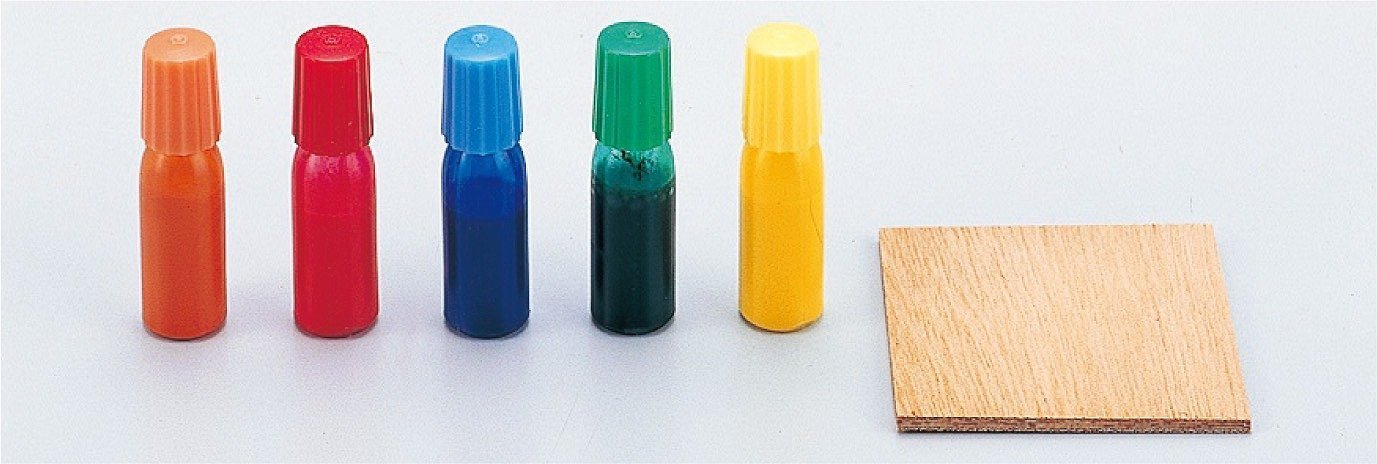 Amazon.co.jp: アーテック 日本画用絵具 和紙染め絵具 ベニヤ付 5色組