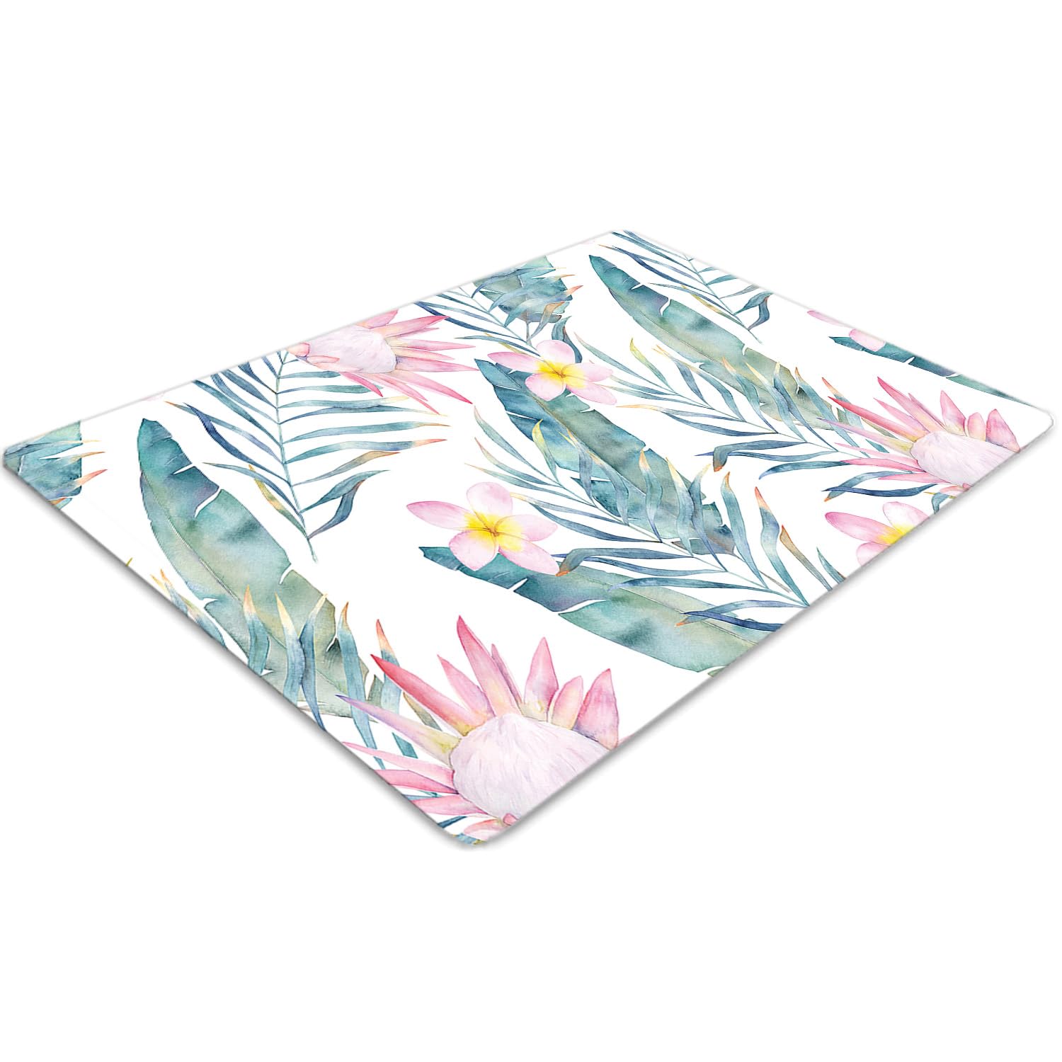 Protège-tapis pour chaise PVC imperméable 140x100 cm rectangulaire protecteur de sol maison bureau