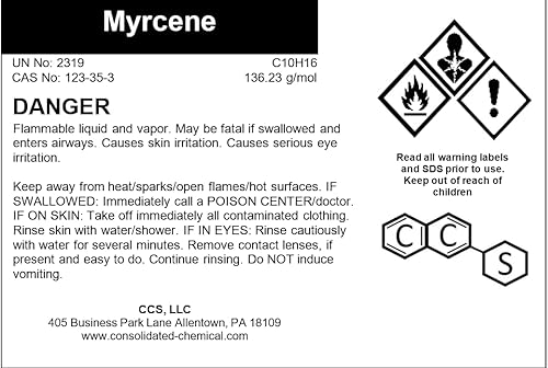 Miniatura 2 de Compuesto aromático de alta pureza de mirceno 1.0 fl oz (1 fl oz)