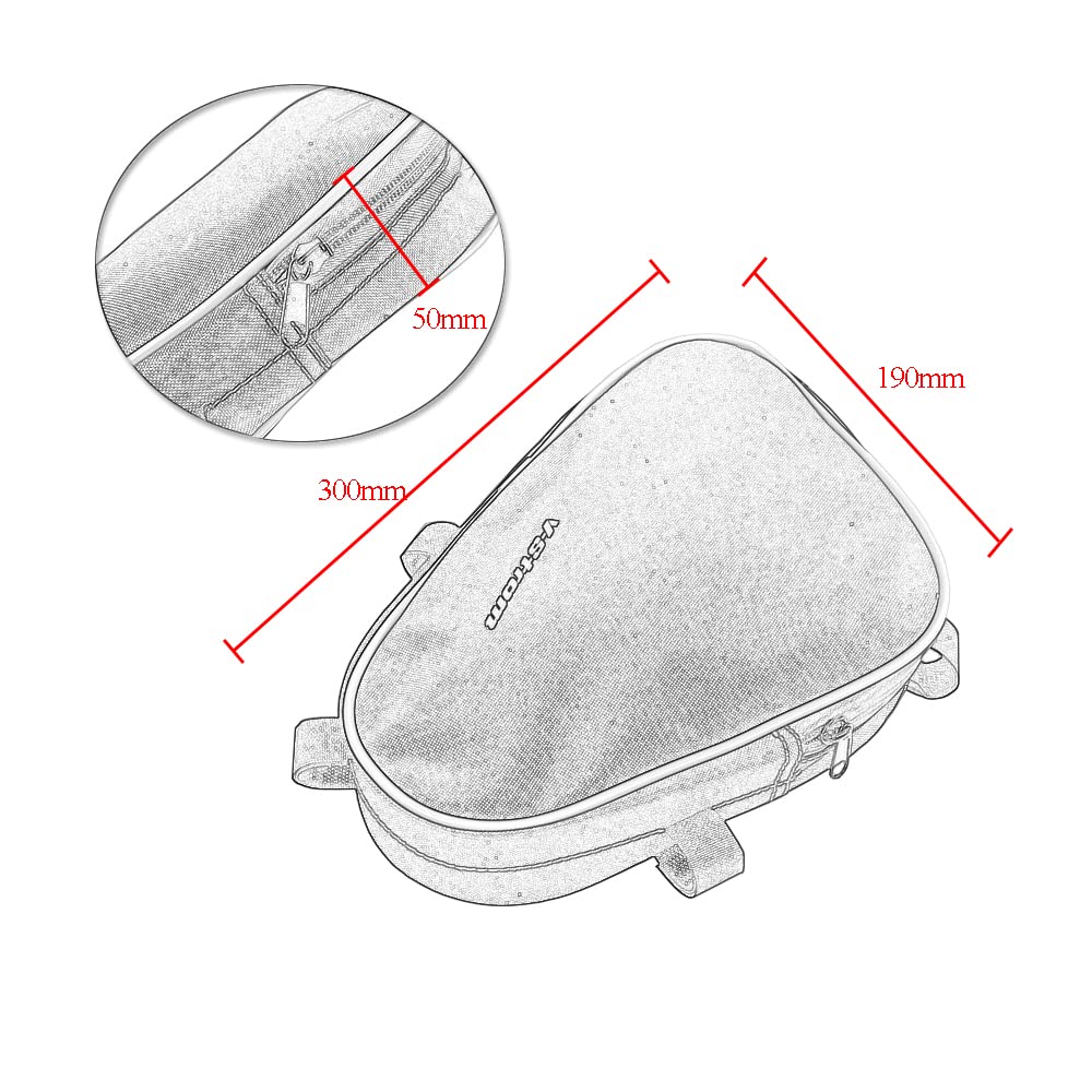 Headerbs Motorrad Taschen 2er Set - Wasserdicht Für DL650 DL1000