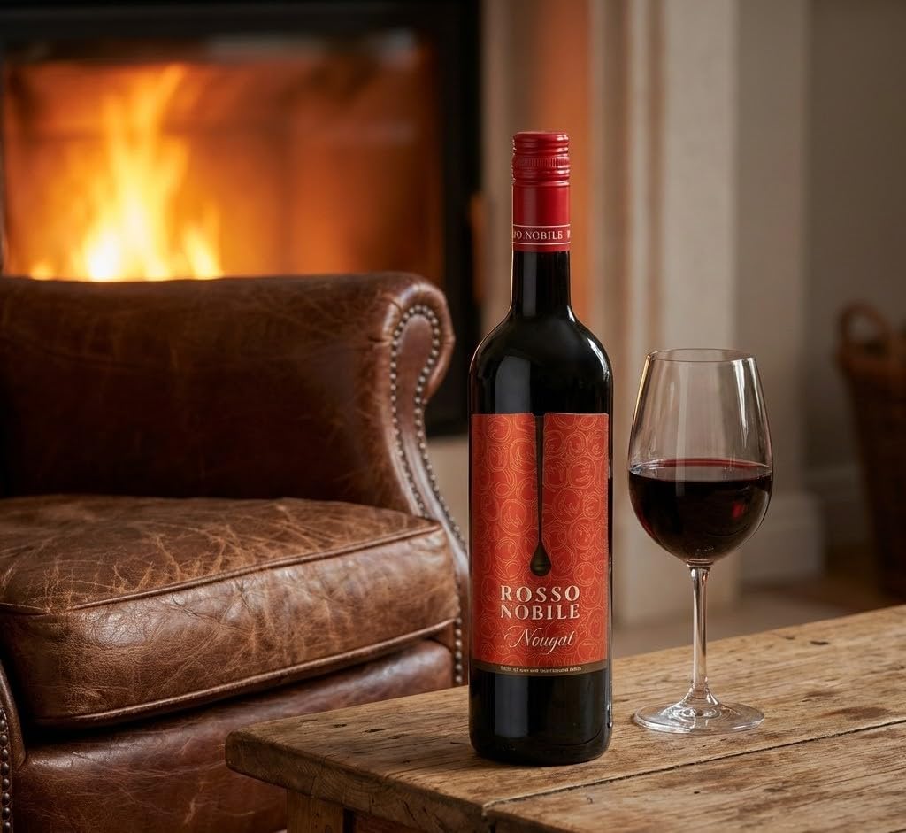 Rosso Nobile Nougat - Edler Rotwein mit feinen Nougataromen (6 x 0,75L)