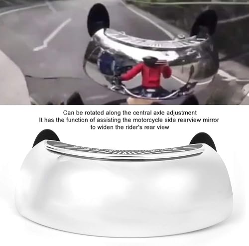 Miniatura 3 de Espejo trasero de punto ciego para motocicleta, espejo retrovisor de gran angular, 180  180 grados, espejo de seguridad de motocicleta para