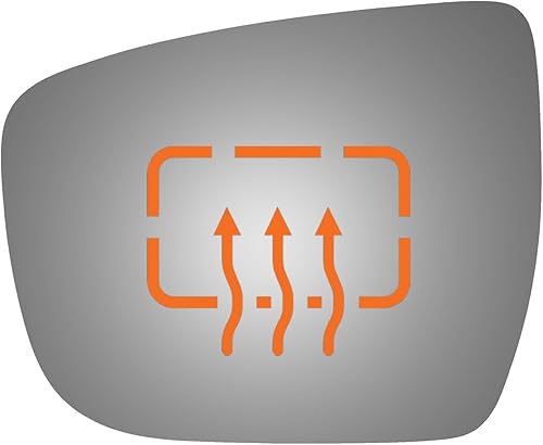 Espejo eléctrico de repuesto para el lado del conductor con calefacción para Nissan Rogue 2014-2016, Nissa Murano 2015