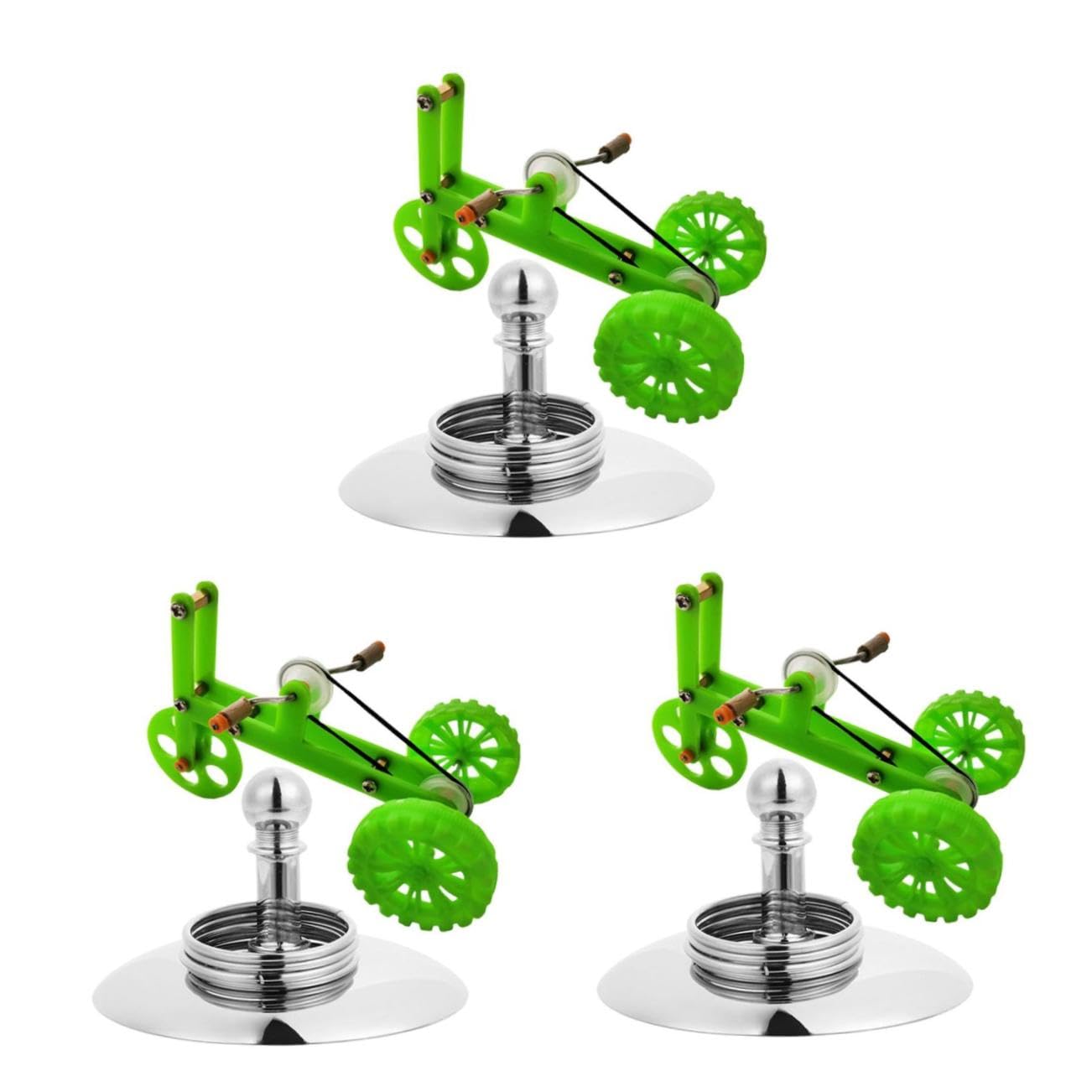 BESPORTBLE 3sets Gioco Per Pappagalli Giocattolo Da Allenamento Con Bicicletta Per Uccelli Stimola Intelligenza e Abilità Per Cockatiel e Parrocchetti Materiale Resistente
