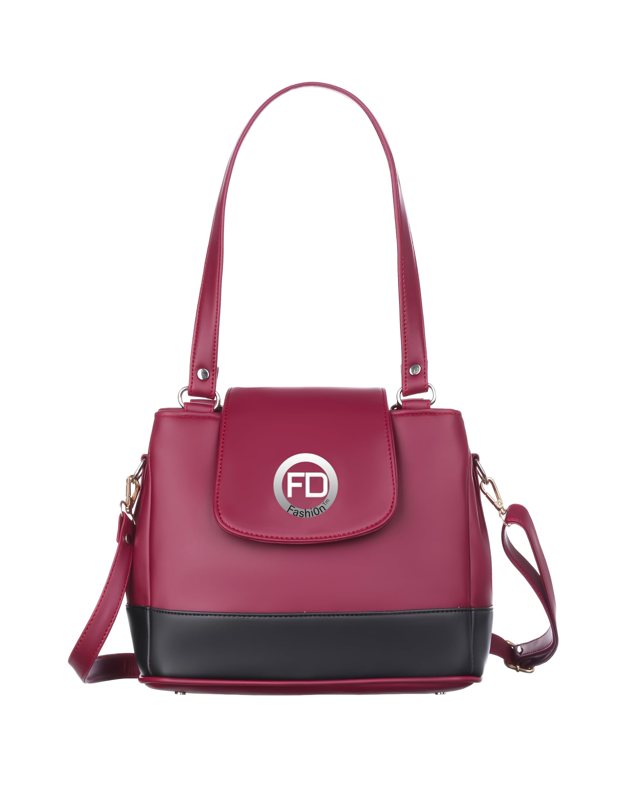 fd fashion Sling Bag For Women | PU Leather Stylish Handbag for Girls | 3 Compartment Crossbody Bag with Adjustable Strap | Ladies Purse for Casual, Party & Office Use-picture-48