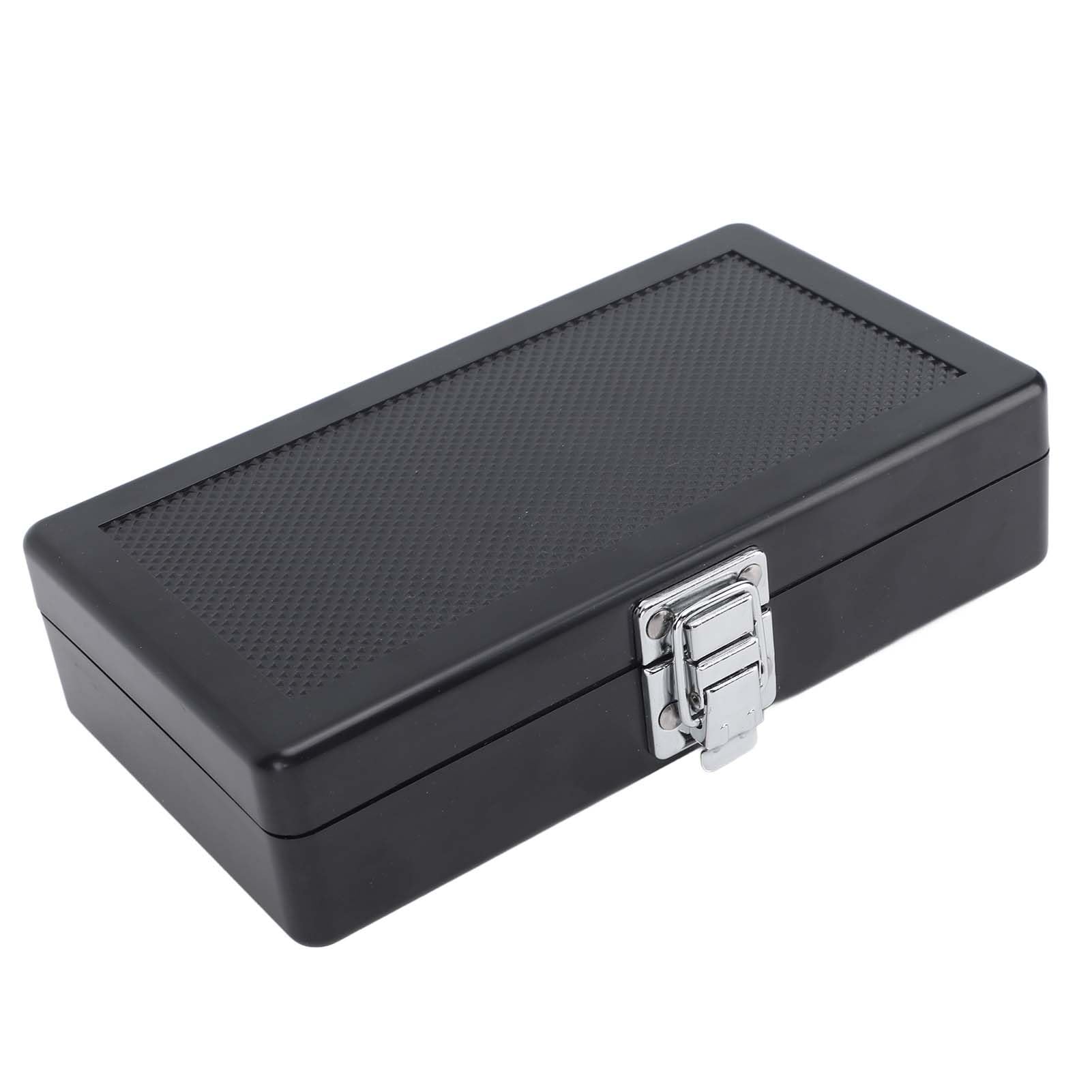 Juego de bloques patrón de acero de alta precisión de 32 piezas Kit de medición de precisión para calibración y prueba de instrumentos Herramienta portátil duradera con estuche de