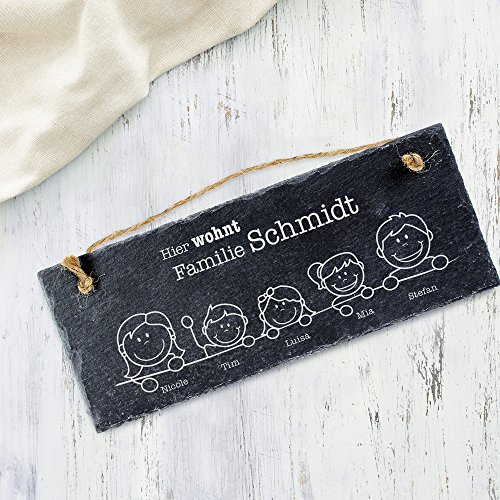 Casa Vivente | Schiefertafel mit Gravur - 8