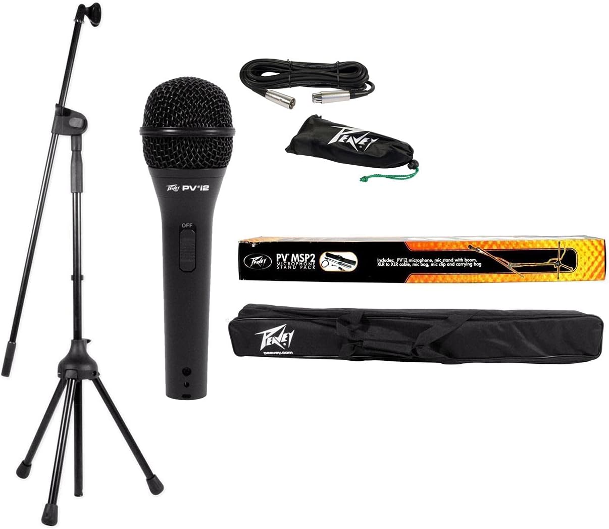 Peavey MSP2 XLR Microphone Stand Package