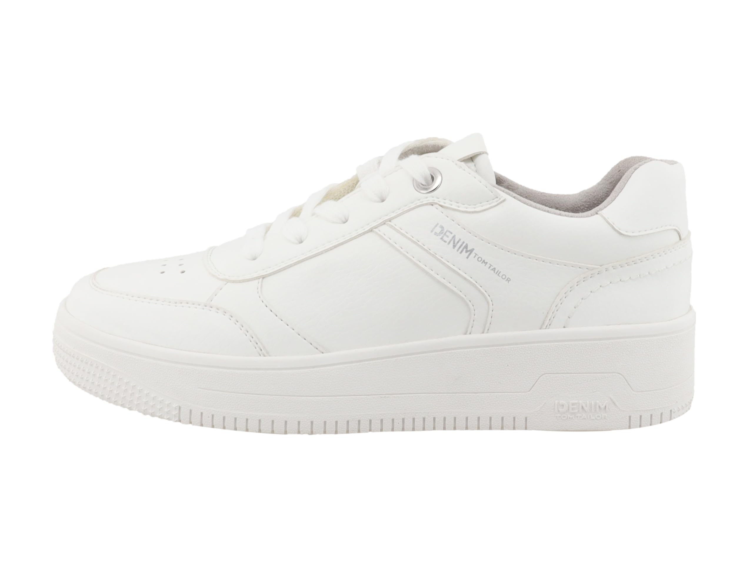 TOM TAILOR Women 5390730022 Sneaker, White, 8.5 UK