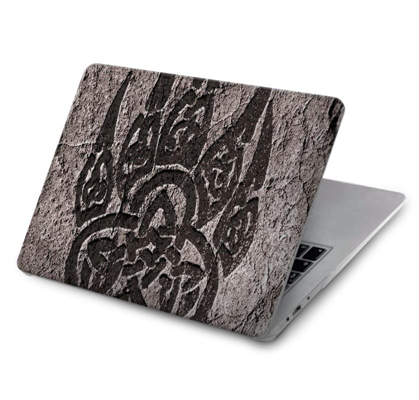 Housse MacBook Pro 14 antichoc motif patte d'ours armure rigide ventilée