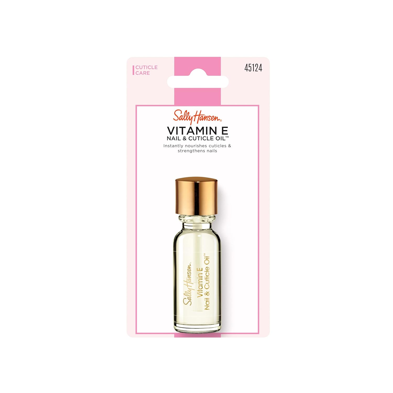 Sally Hansen Vitamin-E Nail & Cuticle Oil 0.45 Ounce (13.3ml) : Beauty & Personal Care
