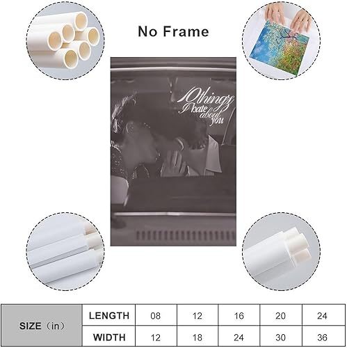 Miniatura 2 de LRefiozas Póster de lienzo con 10 cosas que odio de ti, diseño retro de los años 90, película romántica, decoración del hogar, dormitorio, sala de