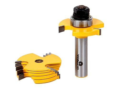 Yonico 14700 - Juego de brocas para ranuras 6 cuchillas de 12 pulgadas