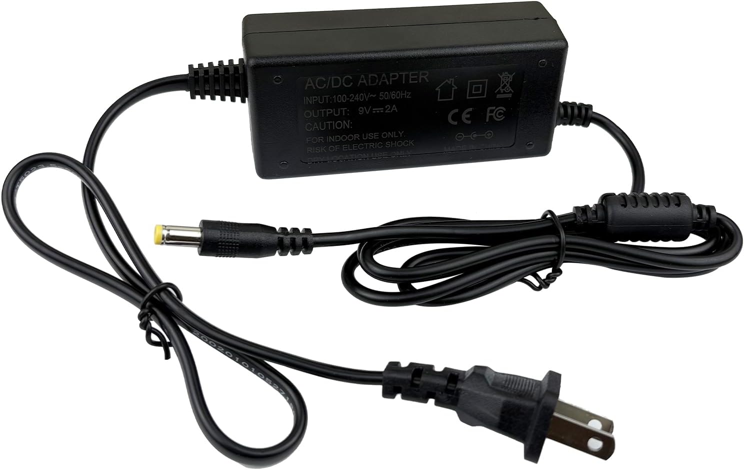 9V AC/DC Power Adaptor Compatible with Command Mesh Kit Alesis Debut Kit, Alesis Nitro Max Nitro Pro Kit, Mesh Electronic Drum Module Electronic Drum Module Power Adapter Supply Cord