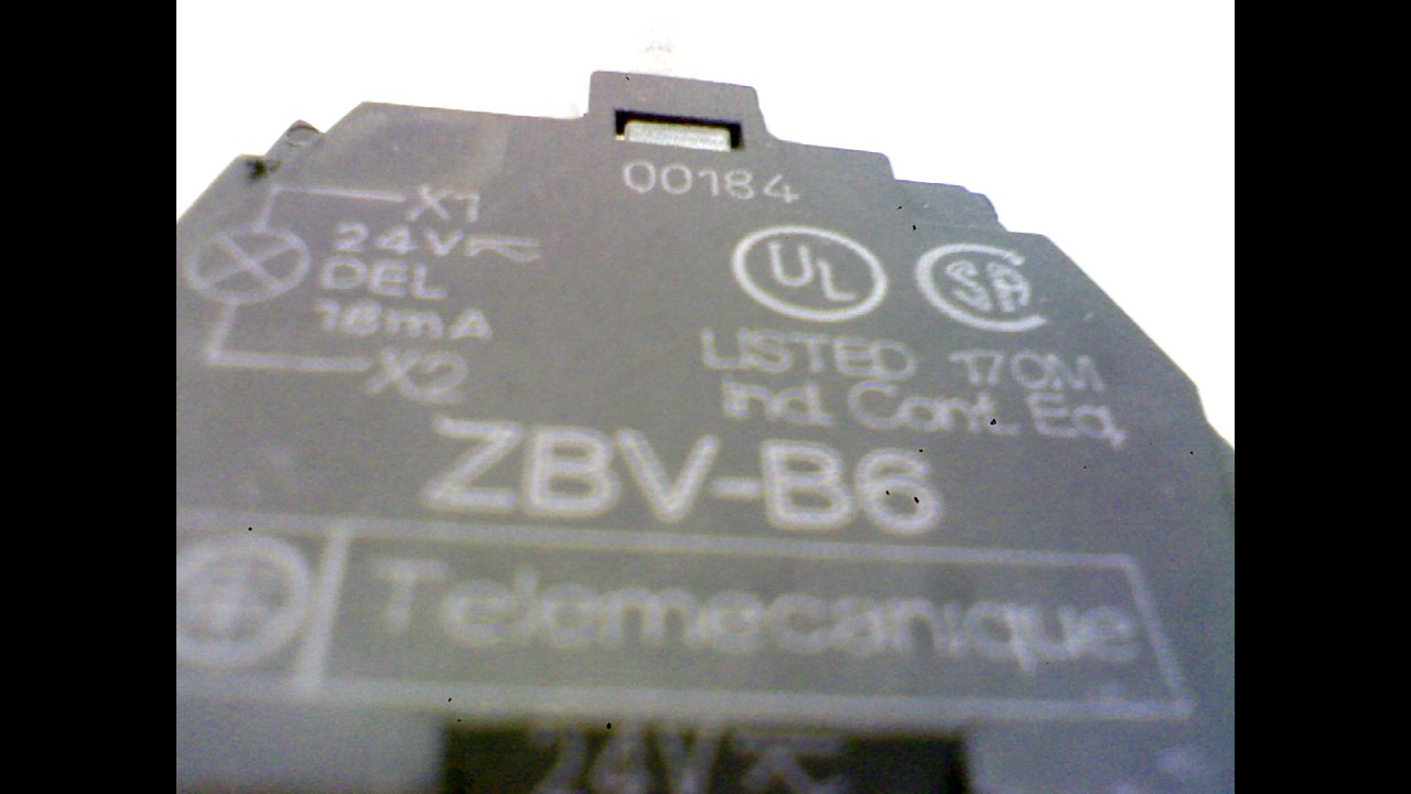 Telemecanique ZBVB6 PUSHBUTTON LIGHT MODULE 22MM 24V XB4 BLUE