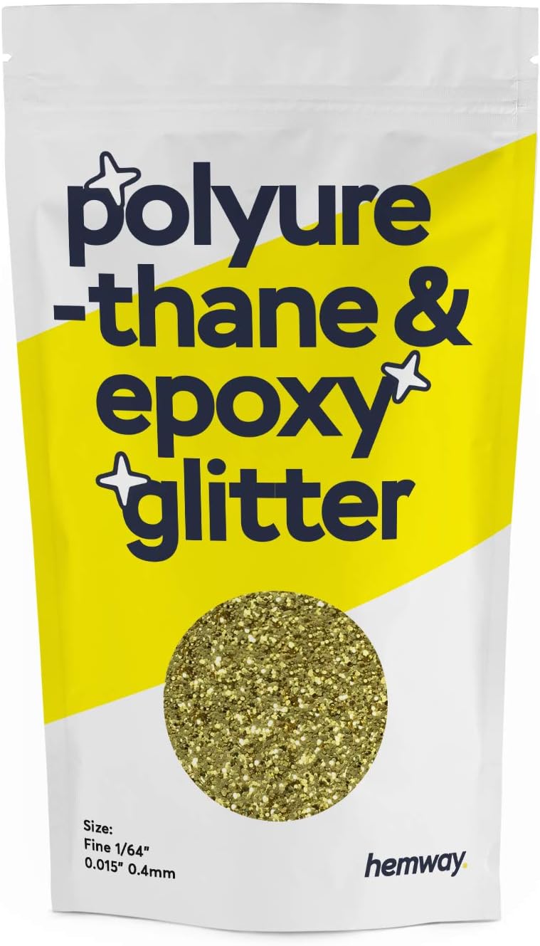 Hemway Resin Glitter Sand Gold 100g Fine