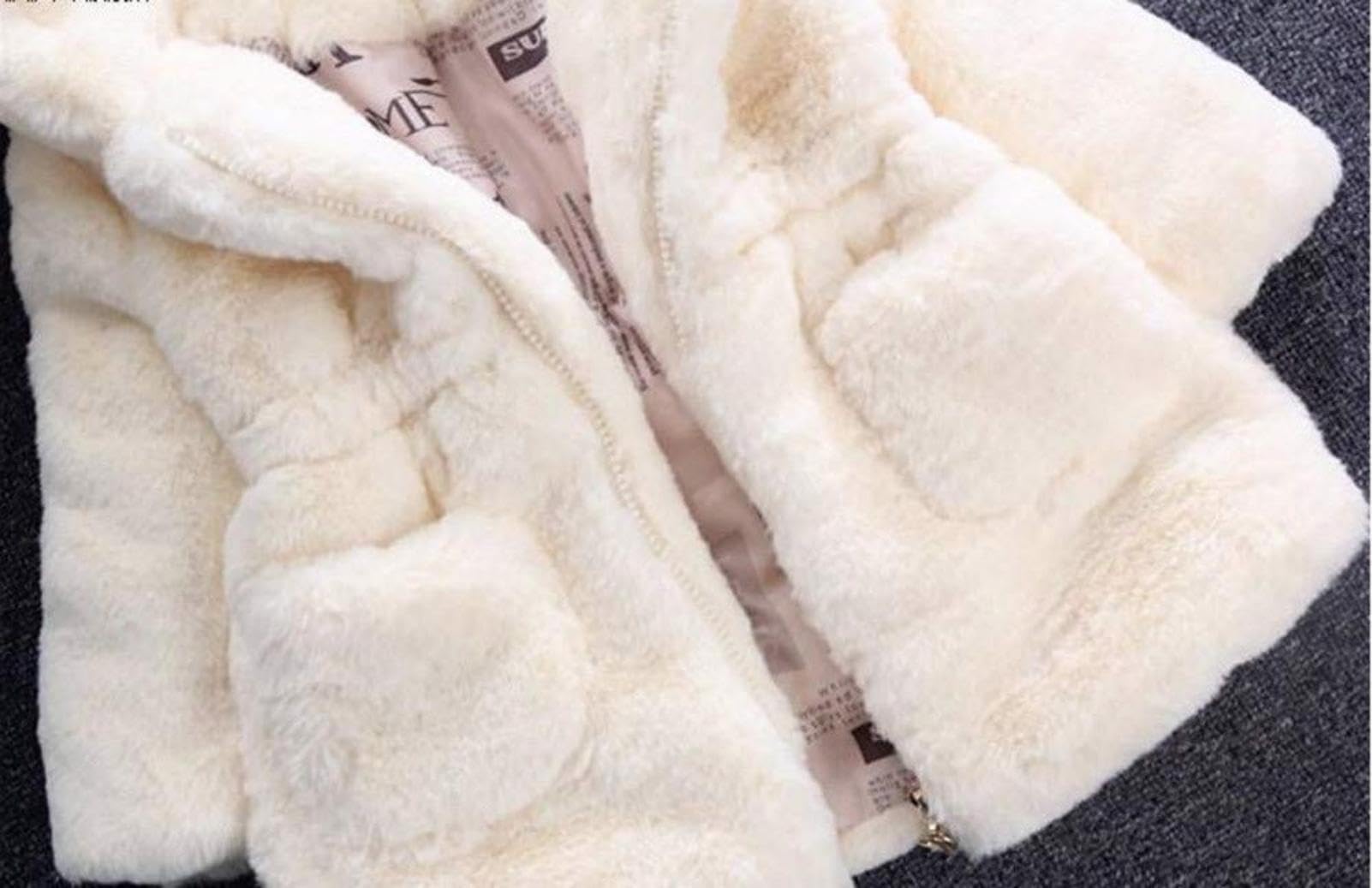 Giacca Ragazzo E Ragazza Giacche con Cappuccio Animale Mantello del Cappotto di Inverno della Pelliccia della Neonata Giacca Vestiti Caldi Spessi Abbigliamento 1-6 Anni