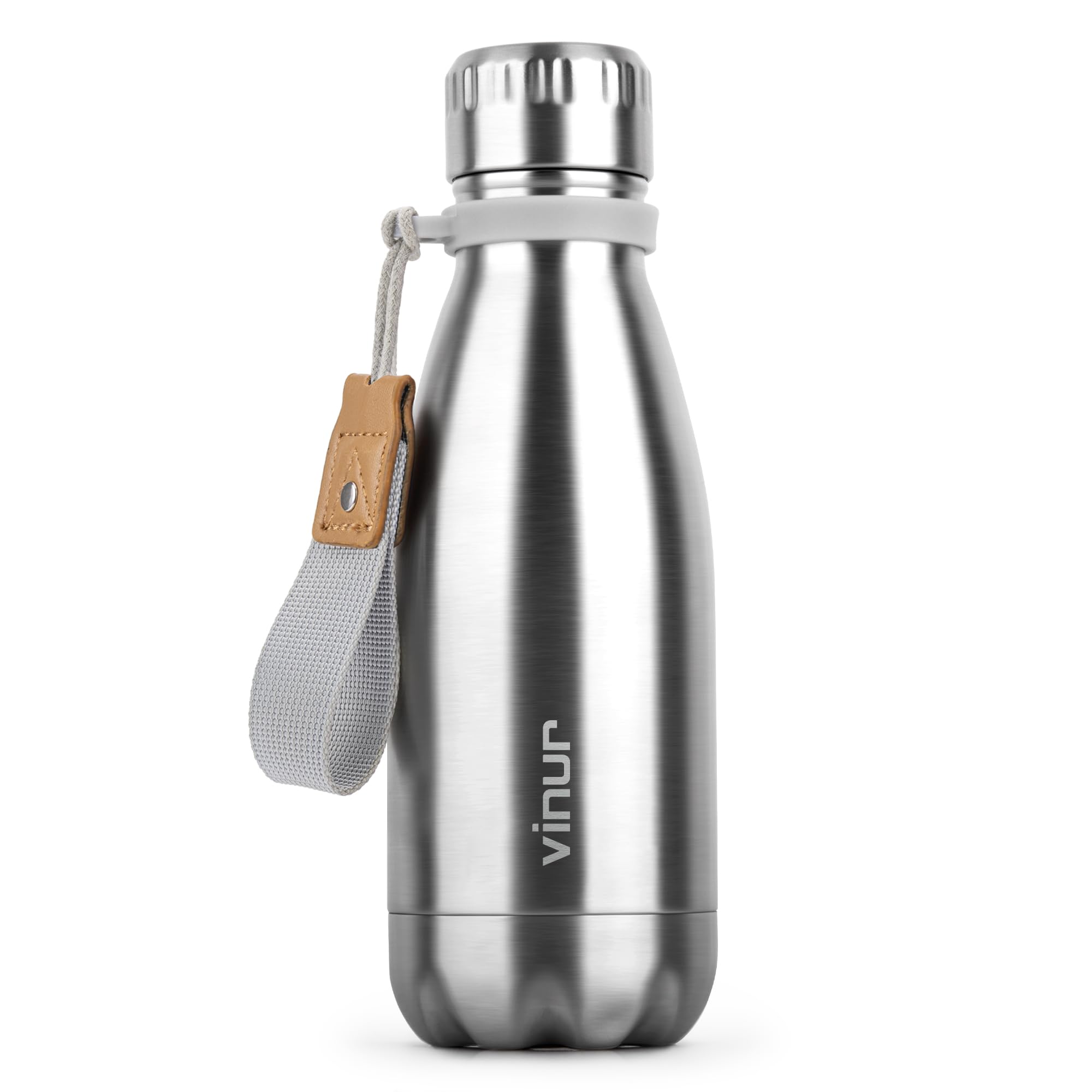 VINUR 9 oz Small Insulated Water Bottle for Kids Lunchbox -18 8 Stainless Steel Vacuum Leak-Proof Flask with