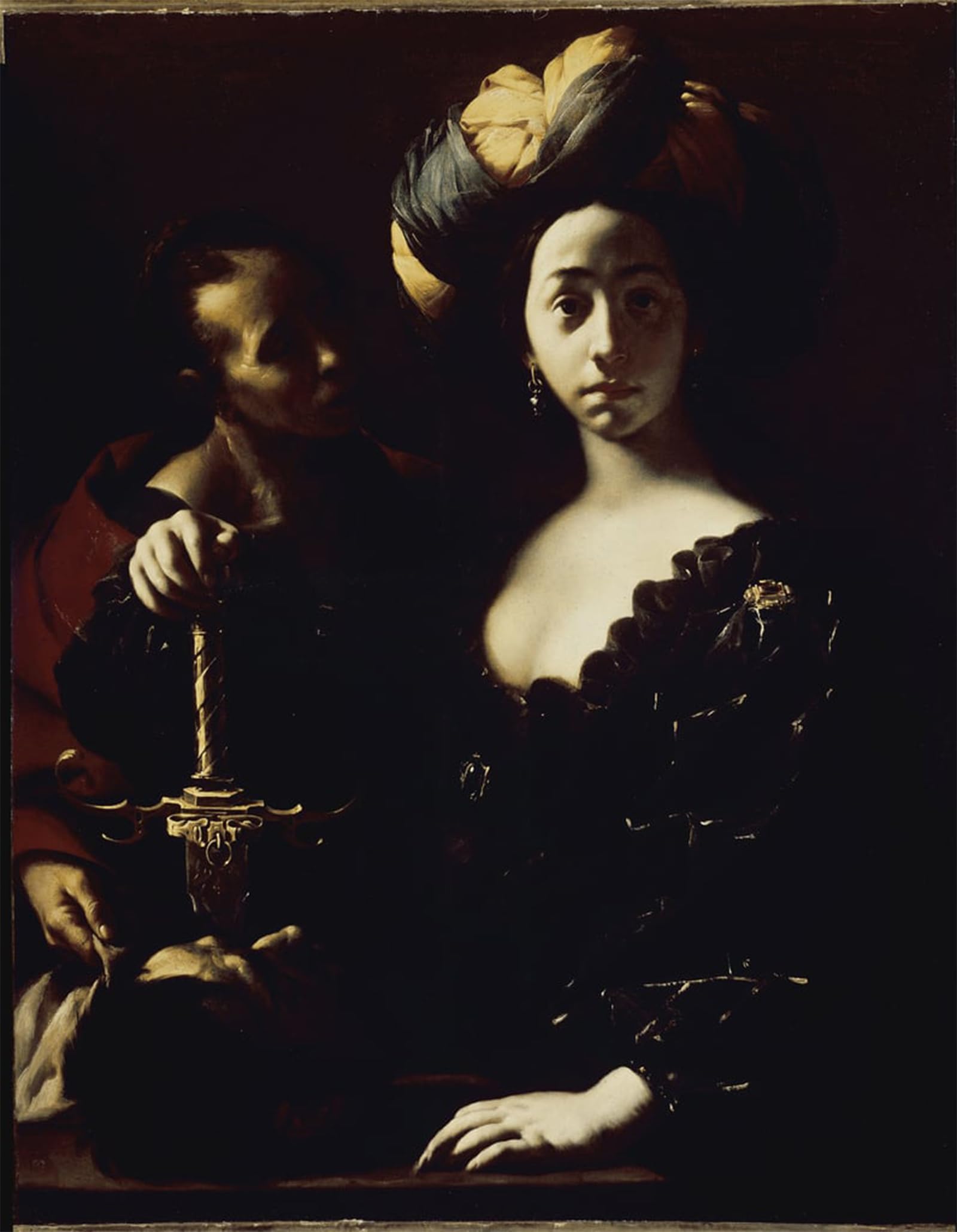 POSTERIIk Vintage Art Print Images Pictures Print Judith and the Head of Holoferne by Francesco Del Cairo Modern Colour Posters for Office Home Decor 60x90cm