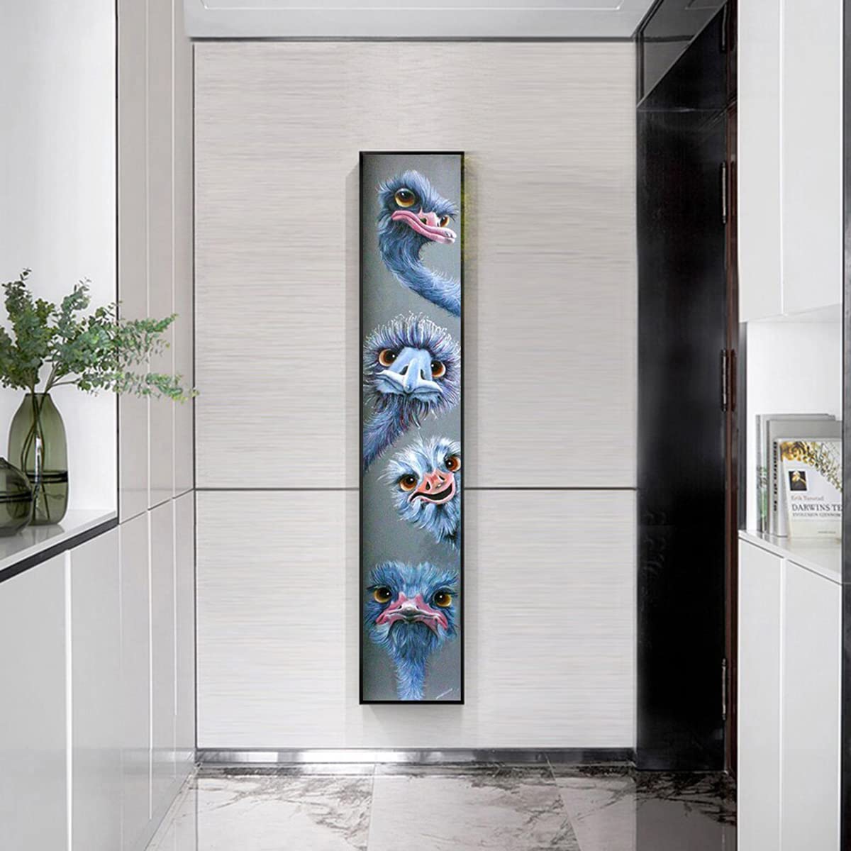 Instarry DIY 5D Diamond Painting Zubehör Full Groß Strauß Home Decor 230x50 cm