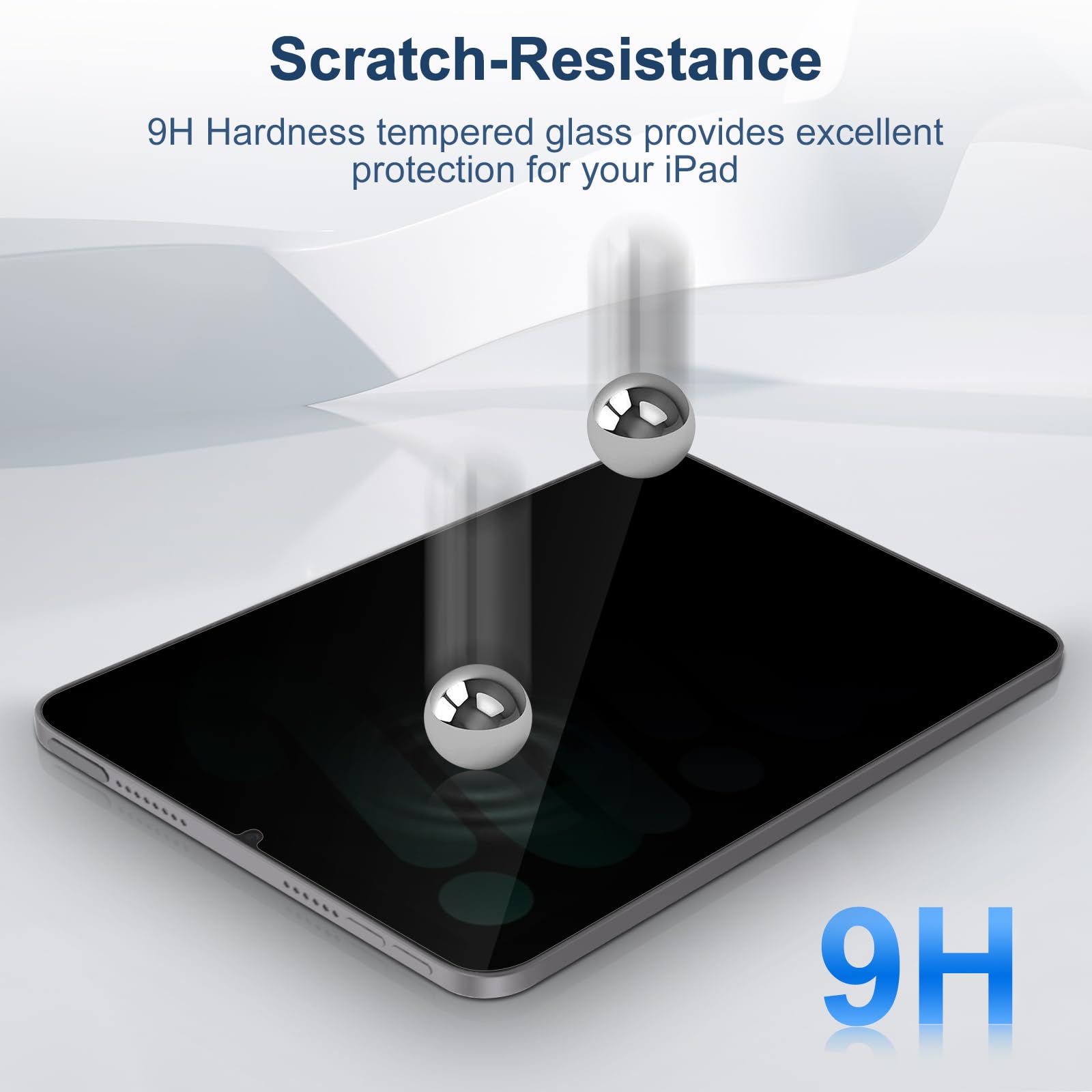 360° Privacy Pellicola Protettiva per iPad mini A17 Pro 2024/ mini 6 | 4 Vie Anti-Spia Pellicola in Vetro Temperato per iPad mini 7a Gen/ mini 6a Generazione 8,3 Pollici