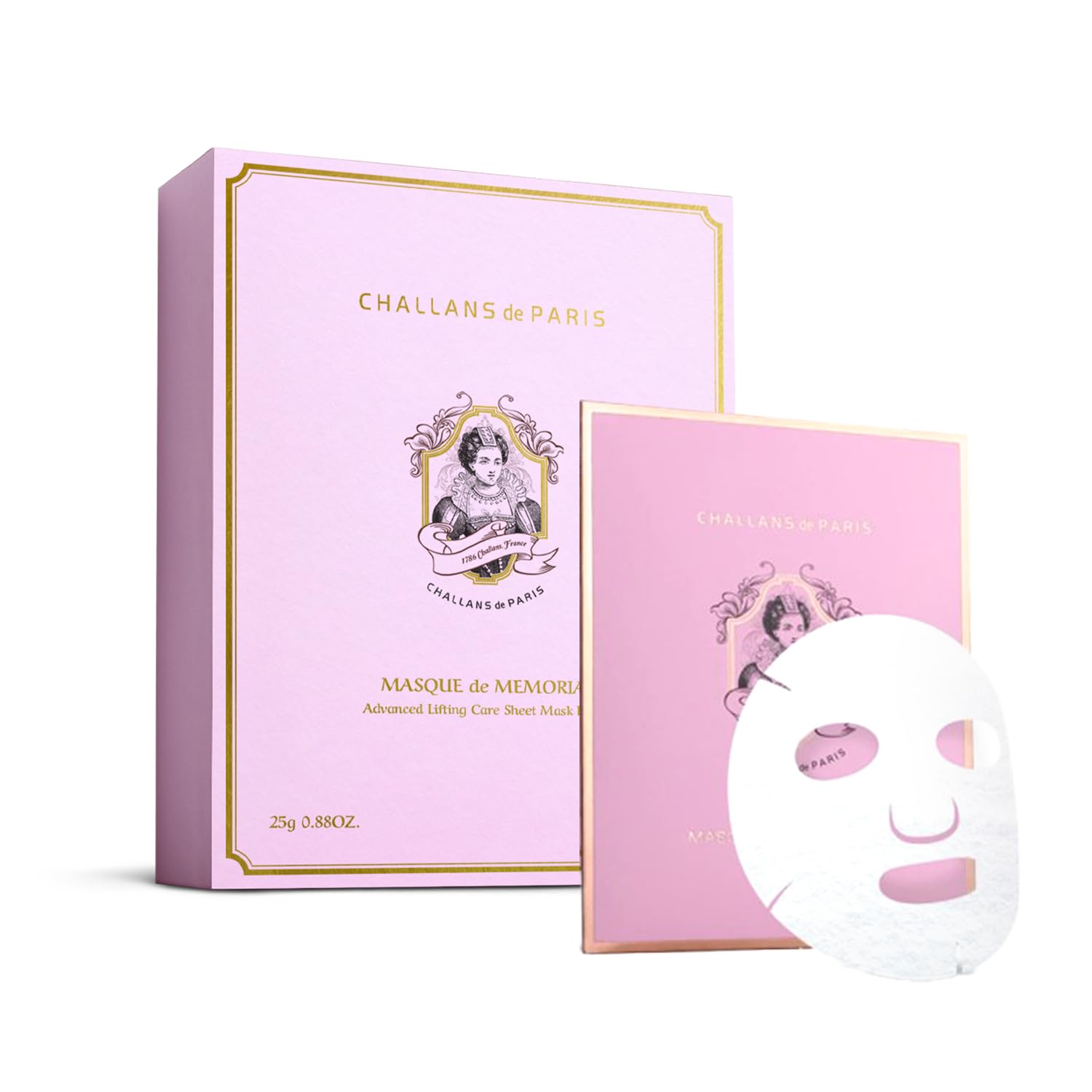 CHALLANS DE PARIS Maque de memoria Face sheet masks skin care korean Facial treatments hydrating for All Skin Types 10Pack