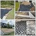 OHHRRIDGO Shed Base Plastic Grid,Customized Geogrid for Retaining Walls 2