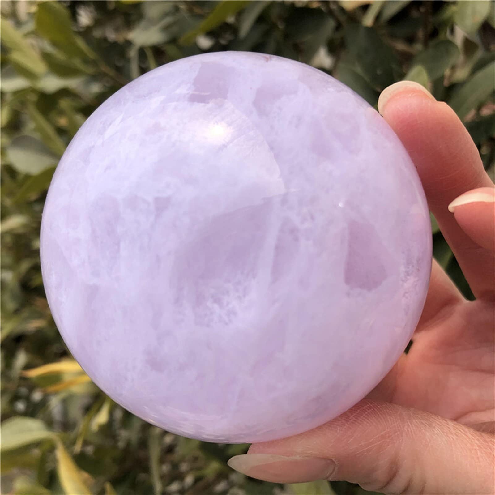 7cm Natural Crystal Ball Quartz Stone Rock Melt Polvere Piena Feng Shui Energy Ball Reiki Decorazione