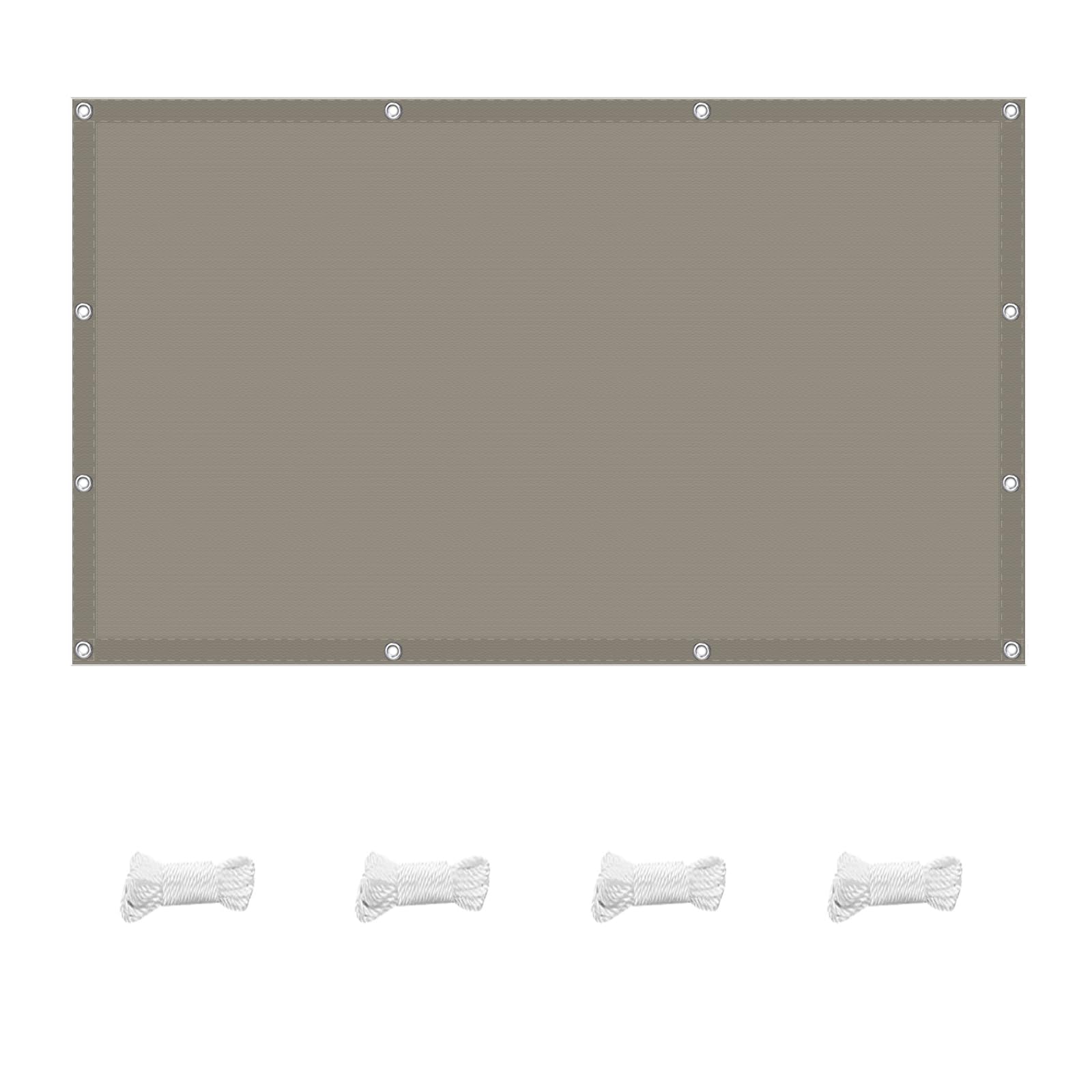Voile d'ombrage rectangulaire anti-UV protégeant votre serre du soleil