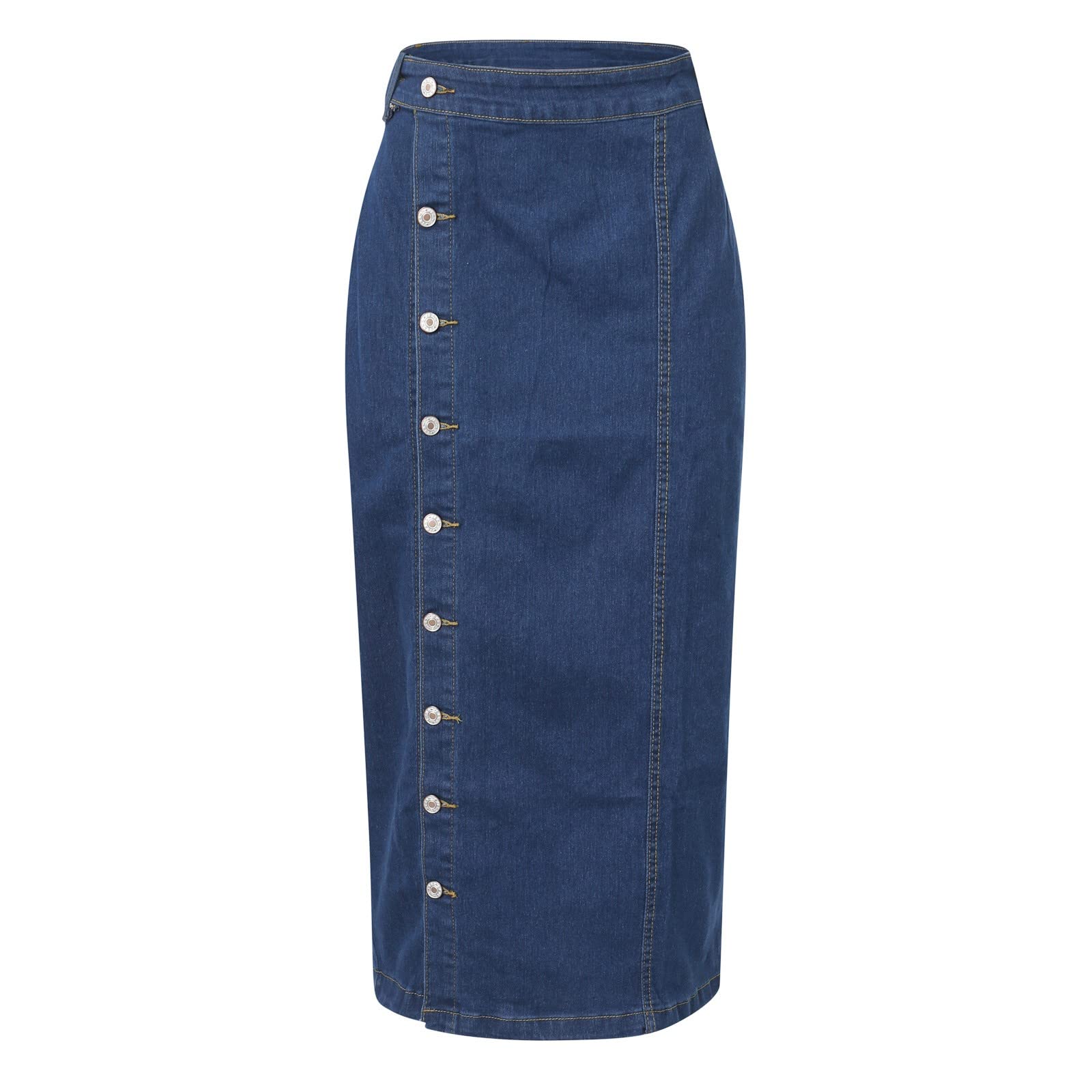 Générique Jupe Femme Ete Elastique Plage Tour Élégante Vacances Femme A-Ligne Longue Haute Bohême Maxi Jupe Décontractée en avec Poches pour Taille De Plage Plissée