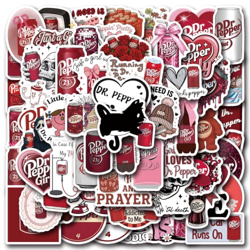 60Pcs dr Pepper Stickers, A Set of…